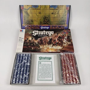 Vintage Stratego 1986 Board Game Milton Bradley Complete W/ Instructions 4916 - Picture 1 of 15