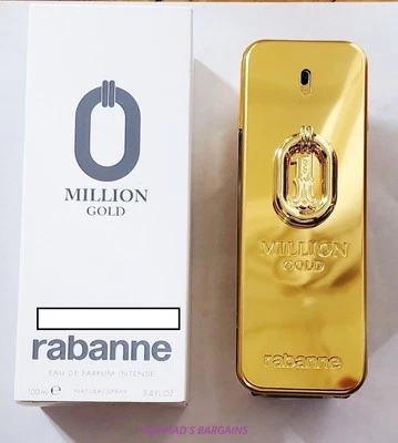 PACO MILLION GOLD EDP INTENSO 3.4 OZ / 100 ML PARA HOMBRE (NUEVO EN CAJA BLANCA) Foto 1 de 2