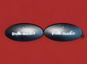 Pair of Polk Audio RT800 Badges - Picture 1 of 2