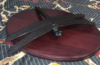 Mosca dragón japonés bronce fundido 12" X 9" Foto 1 de 4