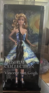 Vincent Van Gogh Barbie The Museum Collection Starry Night Pink Label Neu in OVP 2010 - Bild 1 von 2