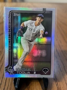 PARALLEL - Michael Toglia - 2025 Topps Series 1 One Silver Holo Rainbow Foil #48 - Picture 1 of 2