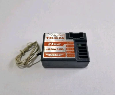 Thunder Tiger Ace RC TR402A 27MHz 4 Channel AM Radio Receiver EB4 MTA4 Nitro RC  - Image 1 of 4