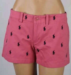 Ralph Lauren Sport Pink Shorts Navy Blue Ponies Pony Logo NWT 2 - Picture 1 of 2