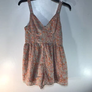 Jersey American Eagle multicolor floral con tiras para mujer talla L - Imagen 1 de 7
