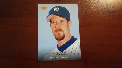 1995 UPPER DECK # 206 JACK McDOWELL   BASEBALL CARD - Image 1 of 2