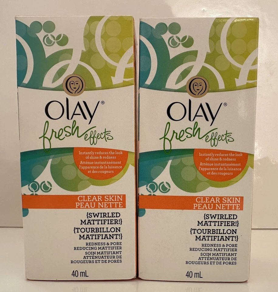 2 X Olay - Efectos Frescos Piel Transparente Remolinado Matificante 1.35 Oz. Foto 1 de 1