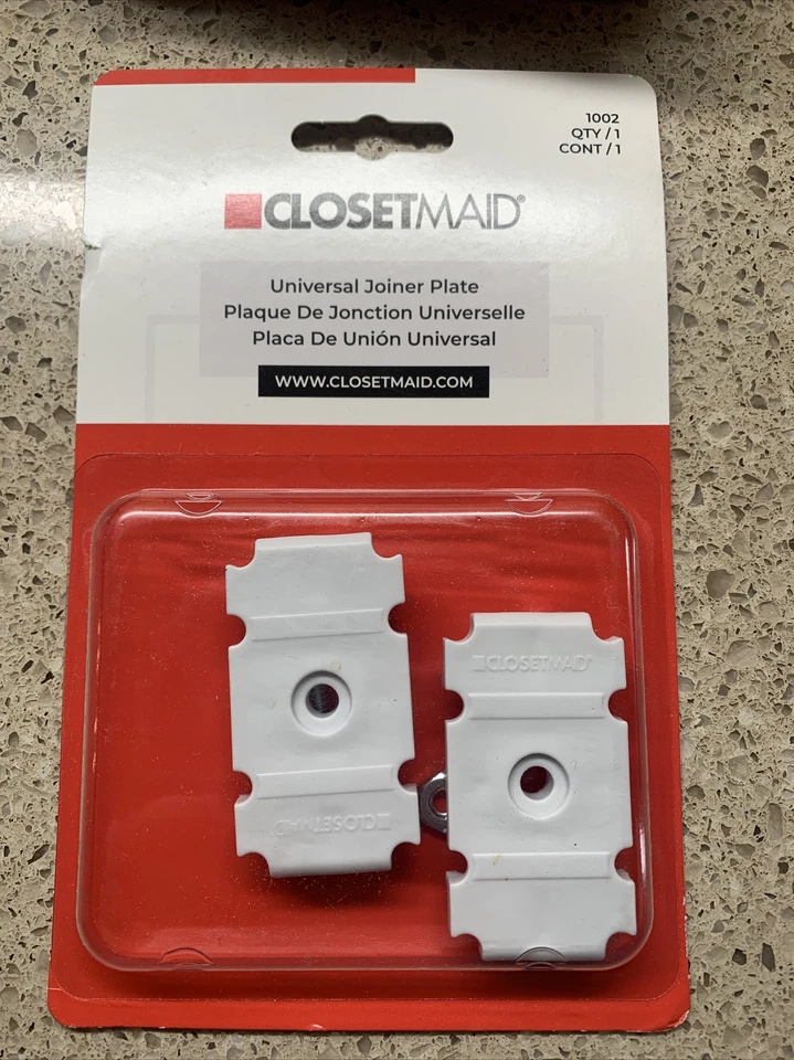 ClosetMaid 100200 Shelf Joiner Plate Set