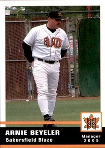 2005 Bakersfield Blaze Grandstand #1 Arnie Beyeler Manager {onte Vedra Beach FL