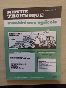 REVUE TECHNIQUE INTERNATIONAL Harvester 946 1046 1246 Claas mercator Senator - Imagen 1 de 20