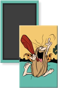 Captain Caveman 70s 80s Animated TV Show Cartoon Image Fridge Magnet 2 x 3 Rigid - Picture 1 of 5