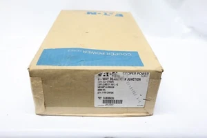 Eaton Cooper DJ638A3U Giunzione Deadbreak a 3 vie 3 cinghie a U 35 kV, BIL: 200 kV, 60 - Foto 1 di 3