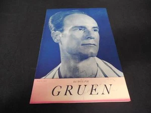 Vintage 1942 Rudoplh Gruen Pianist Composer Program SIGNED - Picture 1 of 1