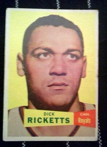 1957 Topps Basketball #8 Dick Ricketts Royals 57T-8B - Picture 1 of 2