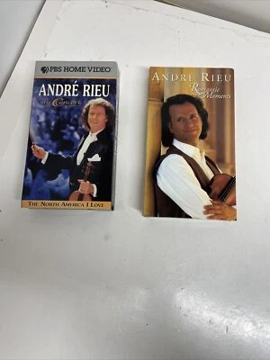 Andre Rieu in Concert w/Johann Strauss Orchestra & Romantic Moments [VHS] - Imagem 1 de 4