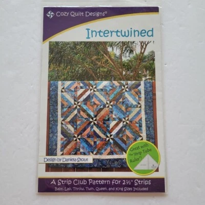 Intertwined Striped Quilt Pattern Cozy Quilt Designs - Image 1 of 2