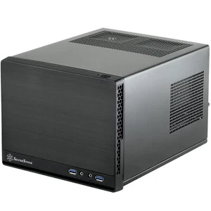 SilverStone SST-SG13B-Q - Sugo Mini-ITX compacto cubo carcasa frontal de plástico... - Imagen 1 de 9