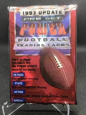 1993 Pro Set Update POWER (1) Pack 9 Cards per pack Joe Montana and More! - Image 1 of 4