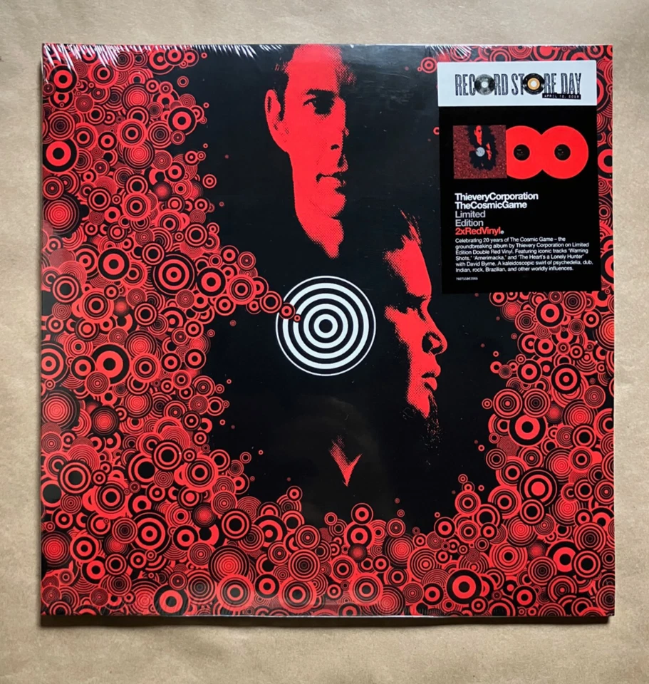 THIEVERY CORPORTION - THE COSMIC GAME - RSD 2025 - RED VINYL - HYPE STICKER