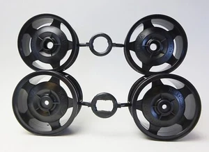 TAMIYA 2WD Buggy Black Star Dish Wheel Full Set TAMIYA JAPAN - Picture 1 of 7