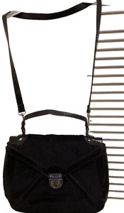 RELIC: Black Faux Leather & Fur Purse NWOT - Picture 1 of 9