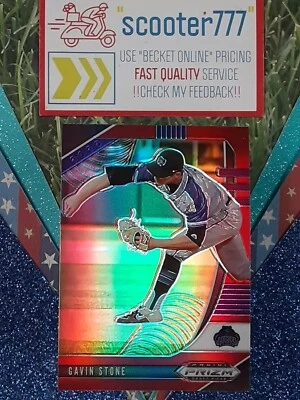 2020 Prizm Draft Picks~#159⭐️ GAVIN STONE⭐《 "RED" PRIZM 》Arkansas➡️DODGERS 📈 - Image 1 of 2