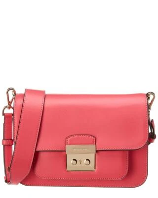Michael Kors Sloan Editor Large Handbag Leather Shoulder Bag Pink Rose - Image 1 of 3