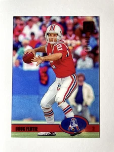 2023 Panini klar Donruss NFL rot Retro 2003 Doug Flutie Patriots/100 Karte - Bild 1 von 2