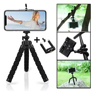 Mini Tripod Flexible Octopus Holder Stand Mount for iPhone/Samsung Phone Ca # - Picture 1 of 15