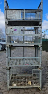 4 Gitterbox Euro-Gitterbox Transportbox Stapelbox Box für Gerüst #H3 - Bild 1 von 6