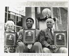 1986 Press Photo Attendees at Baseball Hall of Fame in Cooperstown, New York