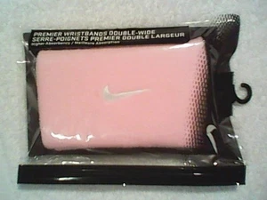 NEU Nike Premier Wendearmbänder Tennis Federer Nadal Tennis pink/weiß - Bild 1 von 1