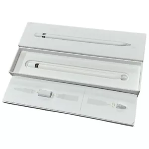 MK0C2AM/A WHITE Stylus for iPad Pro & iPad 6th Gen - Apple Pencil 1st Gen - Picture 1 of 5