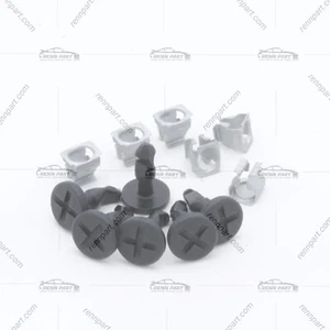 Sujetadores originales con clip de ajuste del compartimiento del motor Porsche Cayenne (con inserciones) 03-10 - Imagen 1 de 2