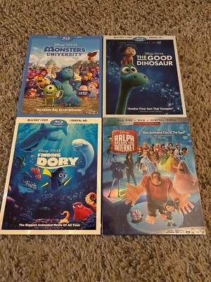 4 Disney Blu-ray’s for 10 dollars monsters/GoodDinosaur/FindingDory/Ralph2 - Image 1 of 2