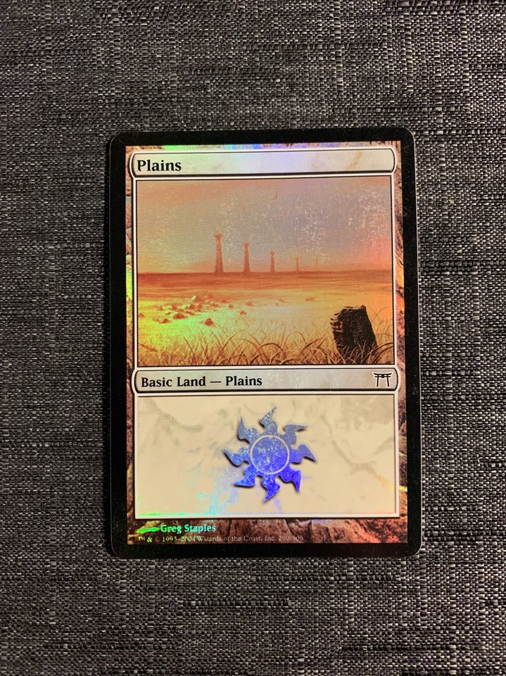Plains (290) Champions of Kamigawa Foil