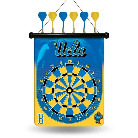 UCLA Bruins Team Dart Board.Magnetic. 6 Darts. Board    #A116 Cover