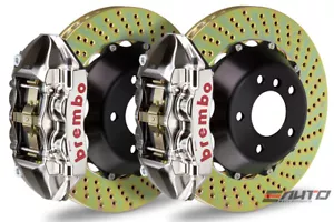 Brembo Rear GT BBK Brake 4pot Caliper GT-R 345x28 Drill Disc for G35 G37 370Z - Picture 1 of 1
