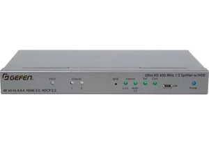 Gefen EXT-UHD600-12 Ultra HD 600 MHz 1x2 Splitter for HDMI with HDR 4K60Hz 4x4x4 - Picture 1 of 2
