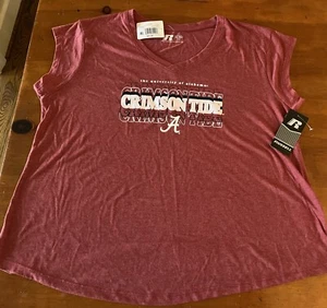 NWT Russell University Of Alabama Tide Short Sleeve Women's Sz 2XL - Picture 1 of 22