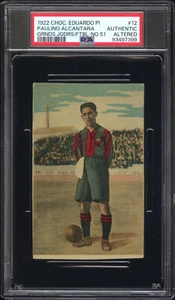 Paulino Alcantara 1922 Chocolate Eduardo Pi Jugadores Futbol #12 Rookie RC PSA - Picture 1 of 2