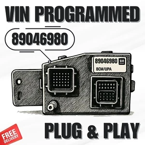 ๐ VIN PROGRAMMED PLUG & PLAY BCM BCU CHEVY COLORADO GMC CANYON 2004 89046980 ๐ - Picture 1 of 1