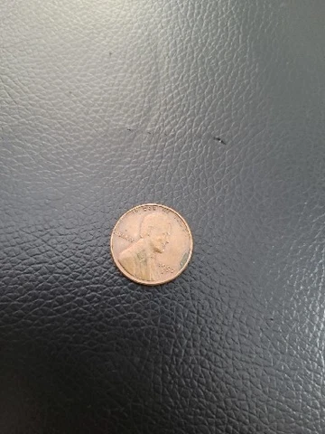 1957 D Lincoln Wheat Penny Blobbed "B" obverse  error Cover