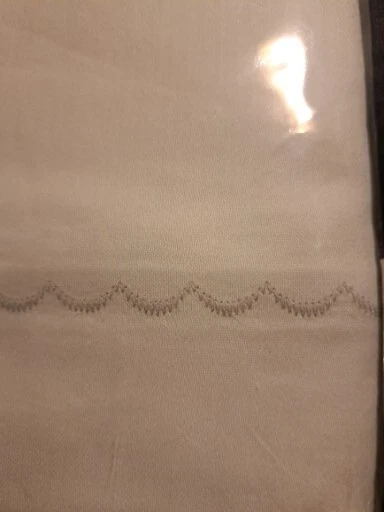  Juego de sábanas VERA WANG 4 piezas tejido satinado KING 100 % algodón BLANCO/NIEBLA NUEVO Foto 1 de 3