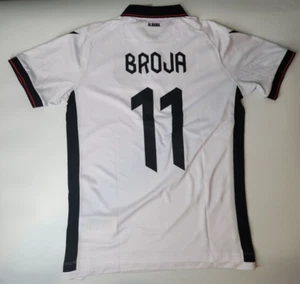 Albania 2024 Away Match Jersey Macron White Euros NEW M-XL Broja #11 - Picture 1 of 9