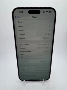 Apple iPhone 15 Plus - Pink - 128GB - *AS-IS FOR SALVAGE/PARTS/DISASSEMBLY* - Picture 1 of 6