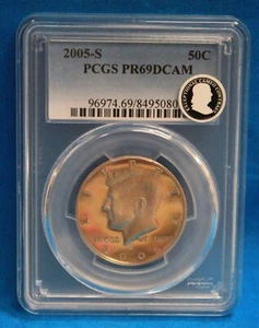 2005-S PCGS KENNEDY HALF DOLLAR Graded PR69DCAM PCGS # 96974.69/84950807 - Picture 1 of 4