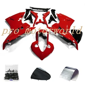Glossy Red ABS Fairing Kit w/Bolts For Ducati Supersport 950 / 950S 2021-2024  - Picture 1 of 13