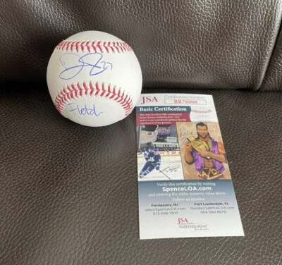 David Fletcher Signed Official MLB Baseball “Fletch” + JSA Coa LA Angels - Image 1 of 2