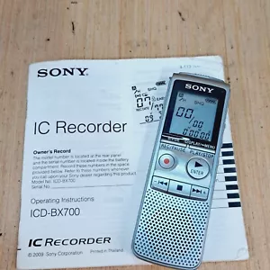 Sony ICD-BX700 (1GB, 288 Stunden) Handheld Digital Voice Recorder getestet funktioniert - Bild 1 von 6
